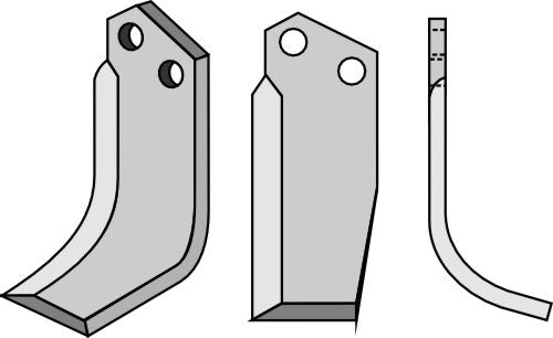Blade 120x50mm, right