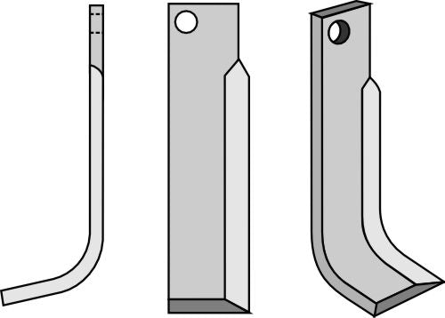 Blade 140x35mm, left