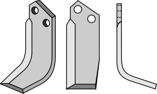 Blade 142x50mm, right