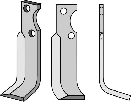 Blade 185x40mm, right