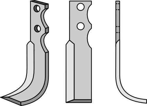 Blade 190x45mm, right