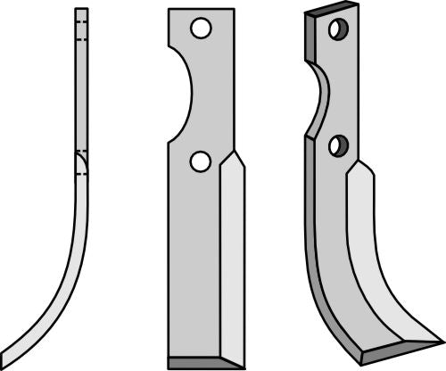 Blade 205x30mm, left