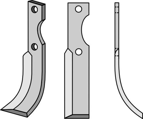 Blade 205x30mm, right