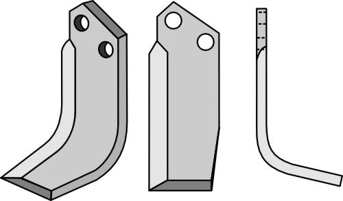 Blade 165x50mm, right