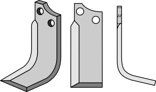 Blade 128x50mm, right