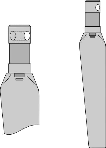Tine for rotary 320mm, harrowsright