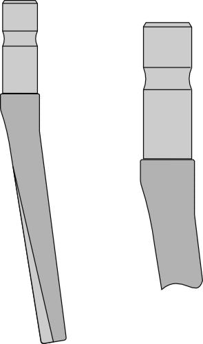 Tine for rotary harrows