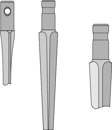Tine for rotary harrows