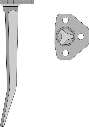 Tine for vibro-harrow 313mm