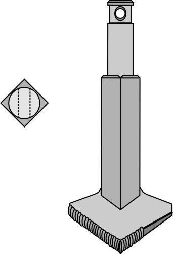 Rotary-tine 180mm