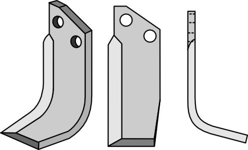 Blade 160x40mm, right