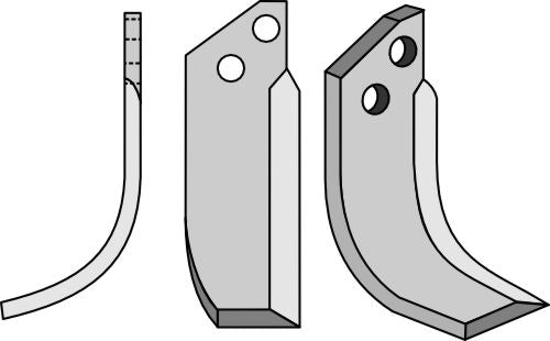 Blade 176x60mm, left