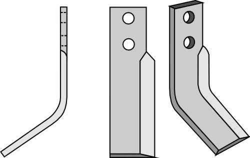 Blade 158x40mm, left