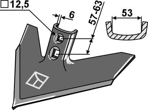 Sweep 305mm