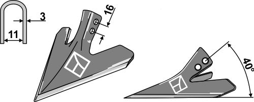 Chipping share 140mm