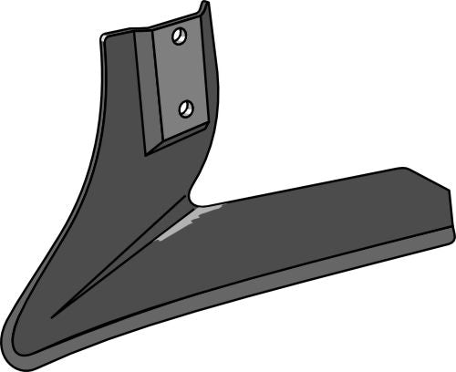 Angled wing share - right