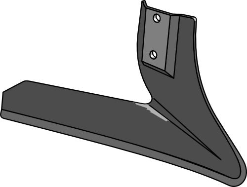 Angled wing share - right