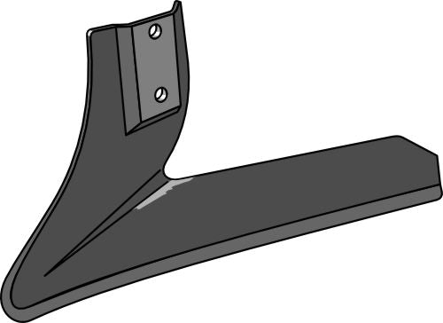 Angled wing share - left