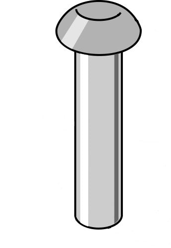 Button head rivet Ø5x20
