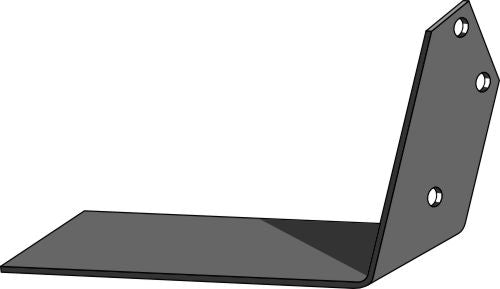 Angled wing share lelievre - left