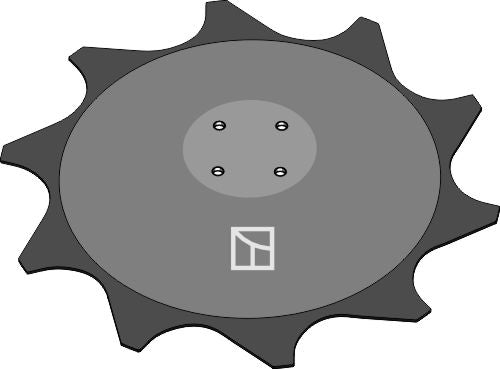 Crop protector disc - left