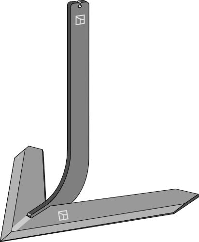 Tine with share 600mm
