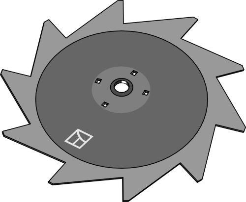Crop protector disc - left