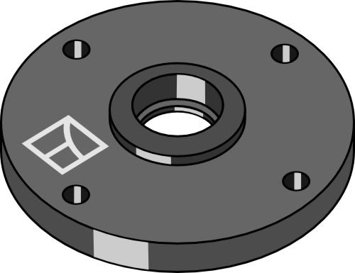Hub for disc with bearing