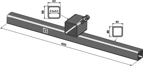 Cross bar 600mm