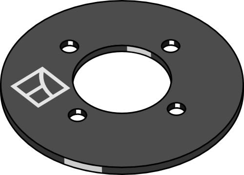 Support plate for finger weeder