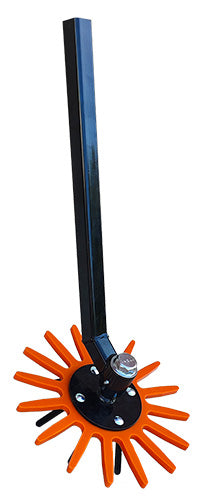 Finger weeder assembly Ø370mm cpl. w/ shank - left