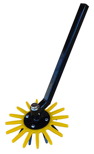 Finger weeder assembly Ø370mm cpl. w/ shank - right