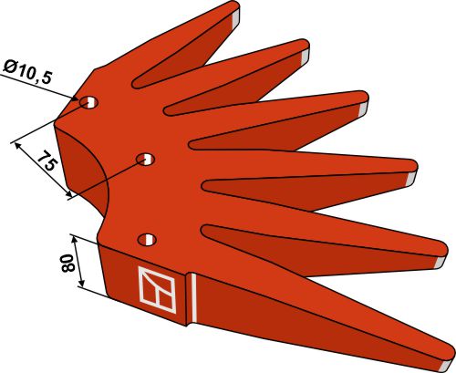 Finger weeder Ø700mm