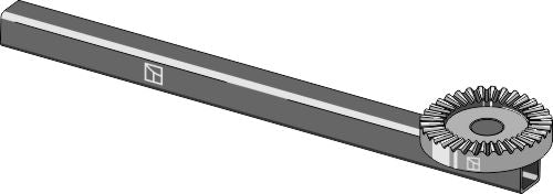 Mounting arm with wash-locker