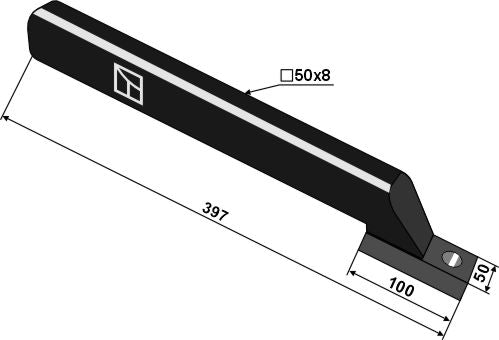 Support arm 397mm