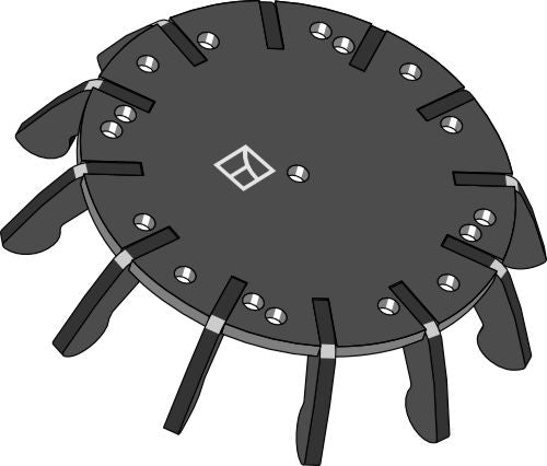 Drive wheel for finger weeder Ø220mm