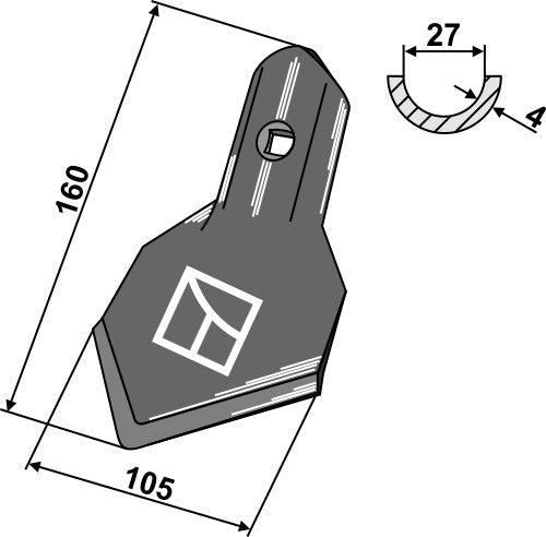 Standard share K45 105mm