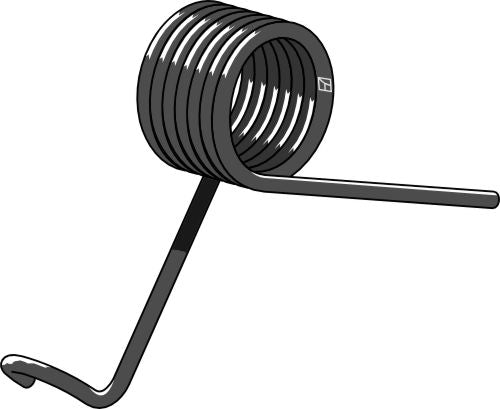 Torsion spring right