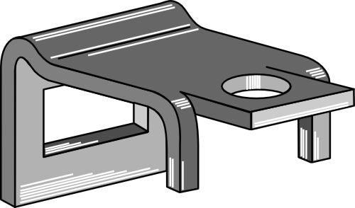 Clamp for  tine 32х12