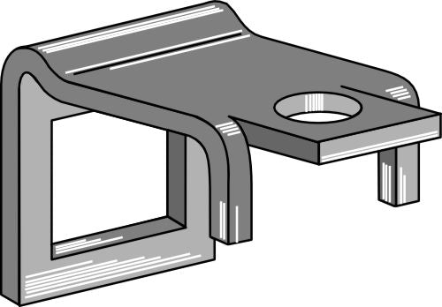 Clamp for  tine 32х10 with reinforcing spring 32x10