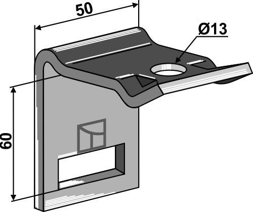 Clamp for tine 32x10