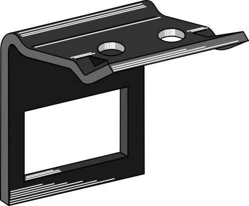 Clamp for  tine 100x14 with reinforcing spring 100x12