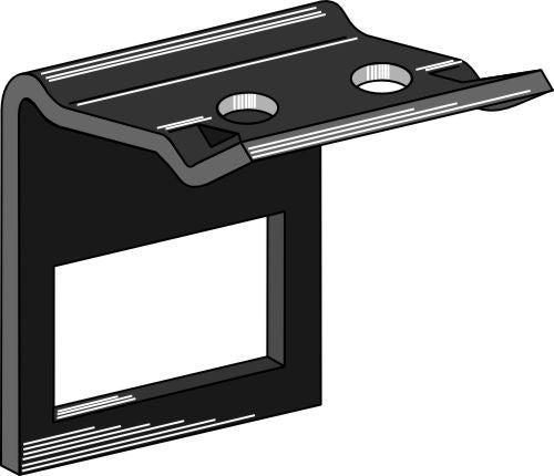 Clamp for  tine 100x14 with reinforcing spring 100x12