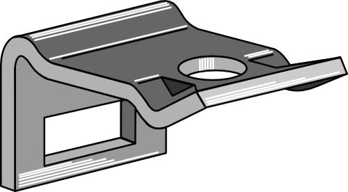Clamp for  tine 32x12