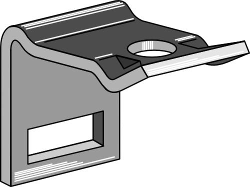 Clamp for  tine 32x10