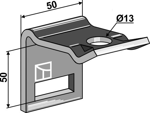 Clamp for  tine 32x10