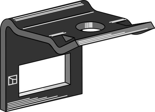 Clamp for  tine 50x50