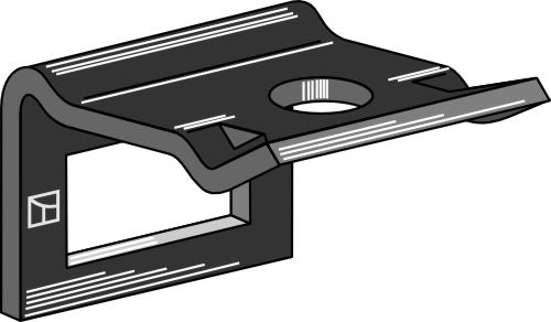 Clamp for  tine 40x12