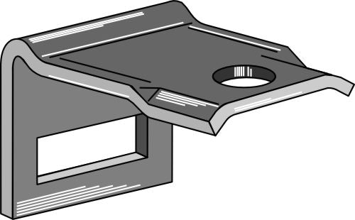 Clamp for tine 45x10