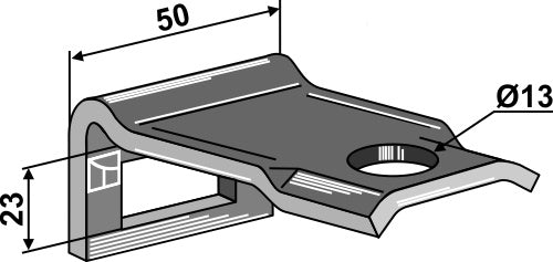 Clamp for  tine 32х10